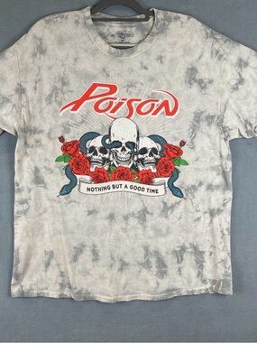 Poison Vintage Graphic Tie-Dye T Shirt